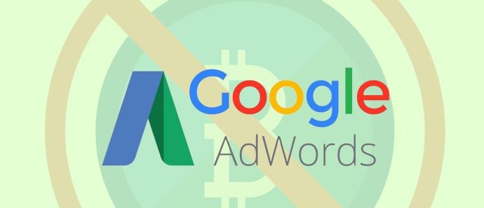 adwords crypto currency ban